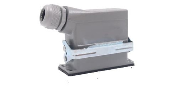 16 PIN 16AMP HEAVY DUTY CONNECTOR BOTTOM OPEN SIDE ENTRY